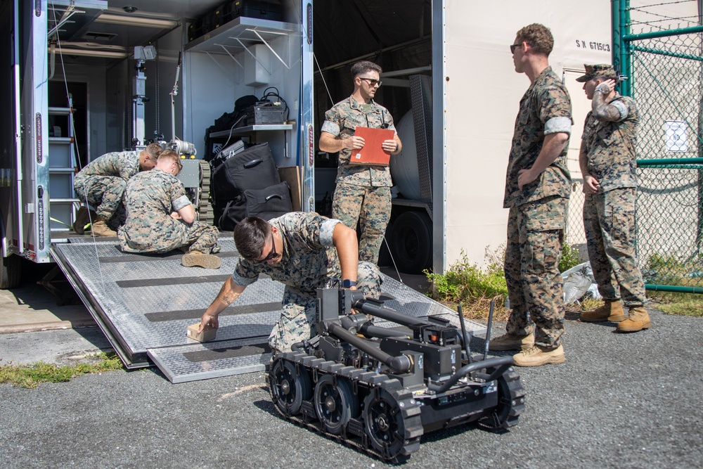 MCBH and MWSS-174 EOD Conduct CONUS IED Response Training