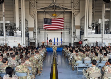 Retired Chief Master Sgt. of the Air Force #18 Visits Team Hickam