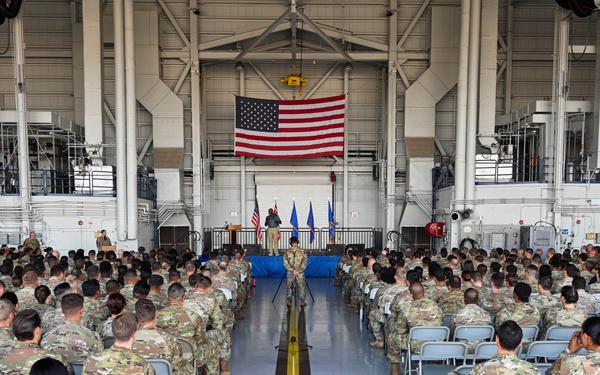 Retired Chief Master Sgt. of the Air Force #18 Visits Team Hickam