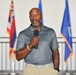 Retired Chief Master Sgt. of the Air Force #18 Visits Team Hickam