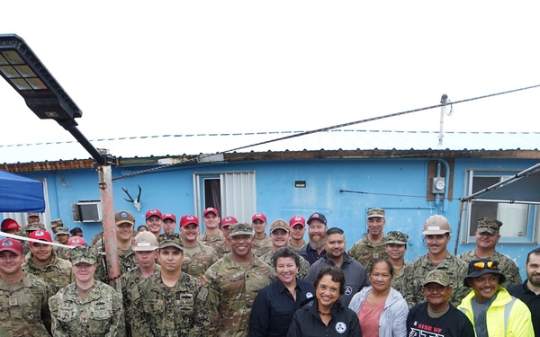 RISEUP completes last temporary roof on Guam - 1