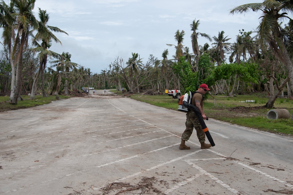556th, 560th and 567th RED HORSE aid Andersen in Typhoon Mawar recovery