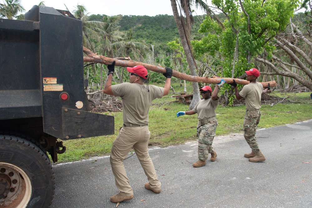 556th, 560th and 567th RED HORSE aid Andersen in Typhoon Mawar recovery