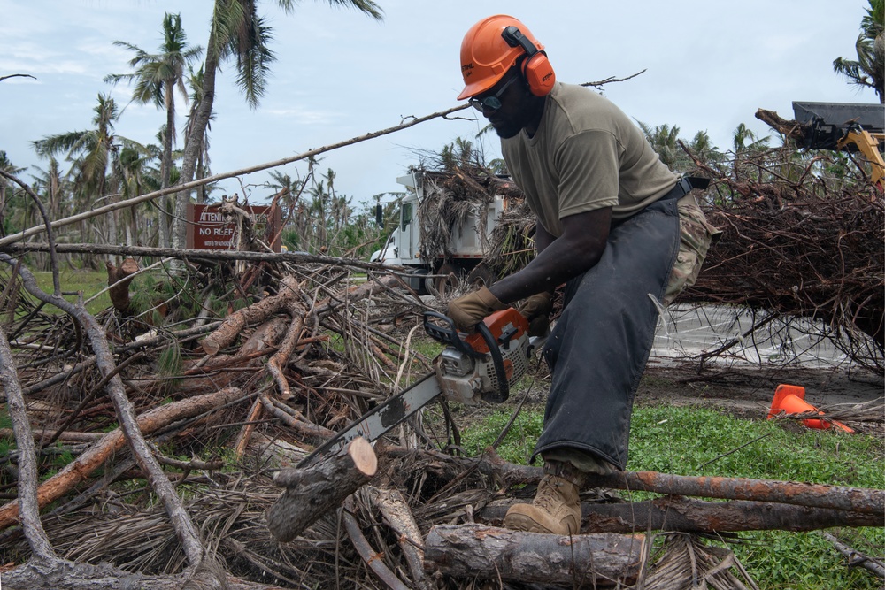 556th, 560th and 567th RED HORSE aid Andersen in Typhoon Mawar recovery