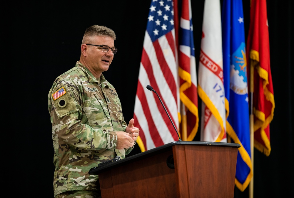 Ohio National Guard conducts senior enlisted leader change of responsibility ceremony