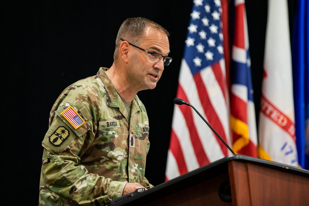 Ohio National Guard conducts senior enlisted leader change of responsibility ceremony