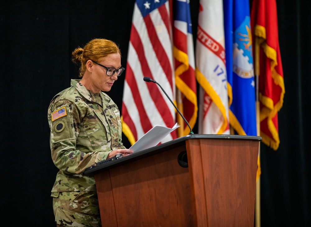 Ohio National Guard conducts senior enlisted leader change of responsibility ceremony