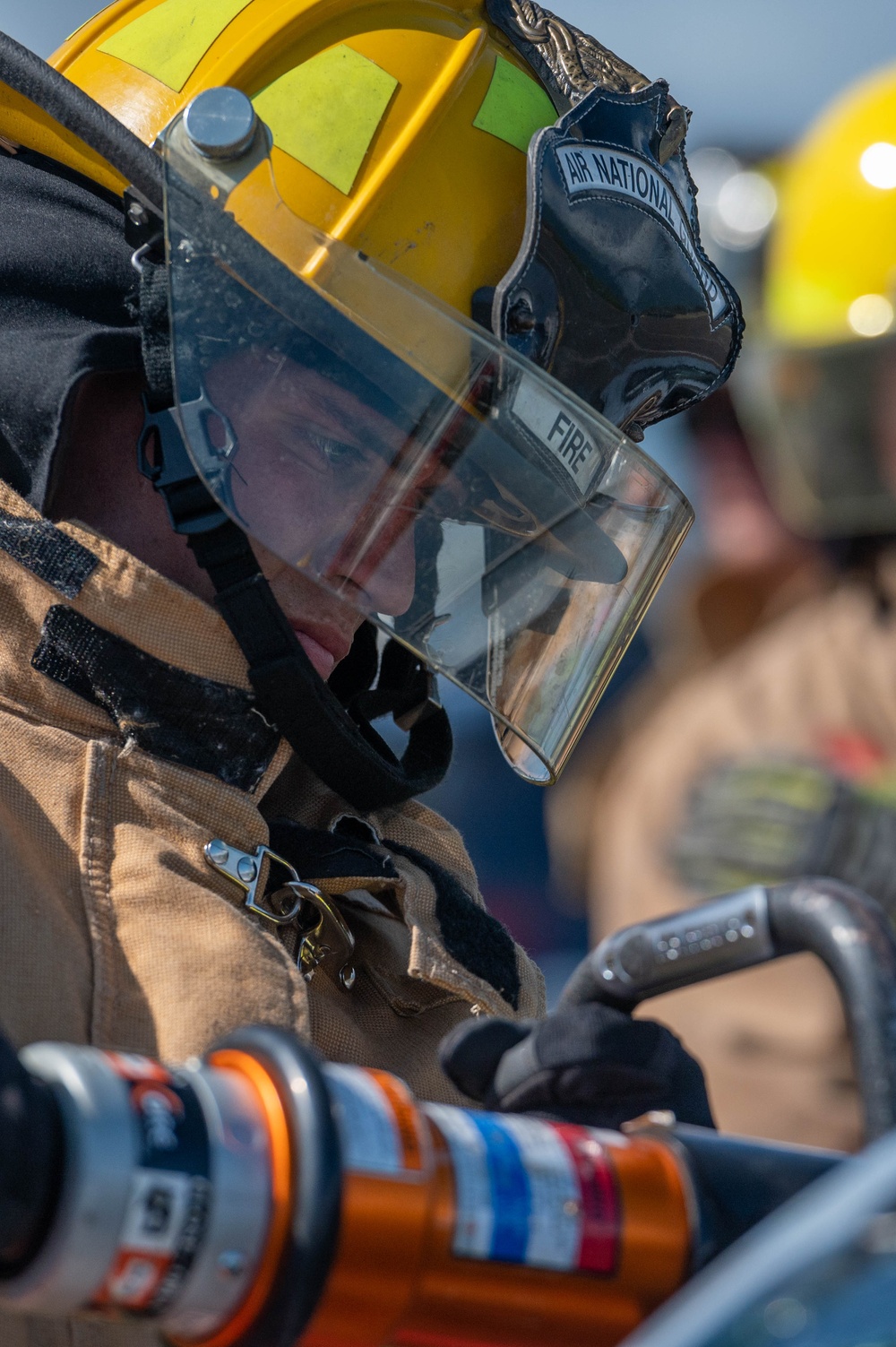 134th firefighters train with Marine firefighters in Oahu