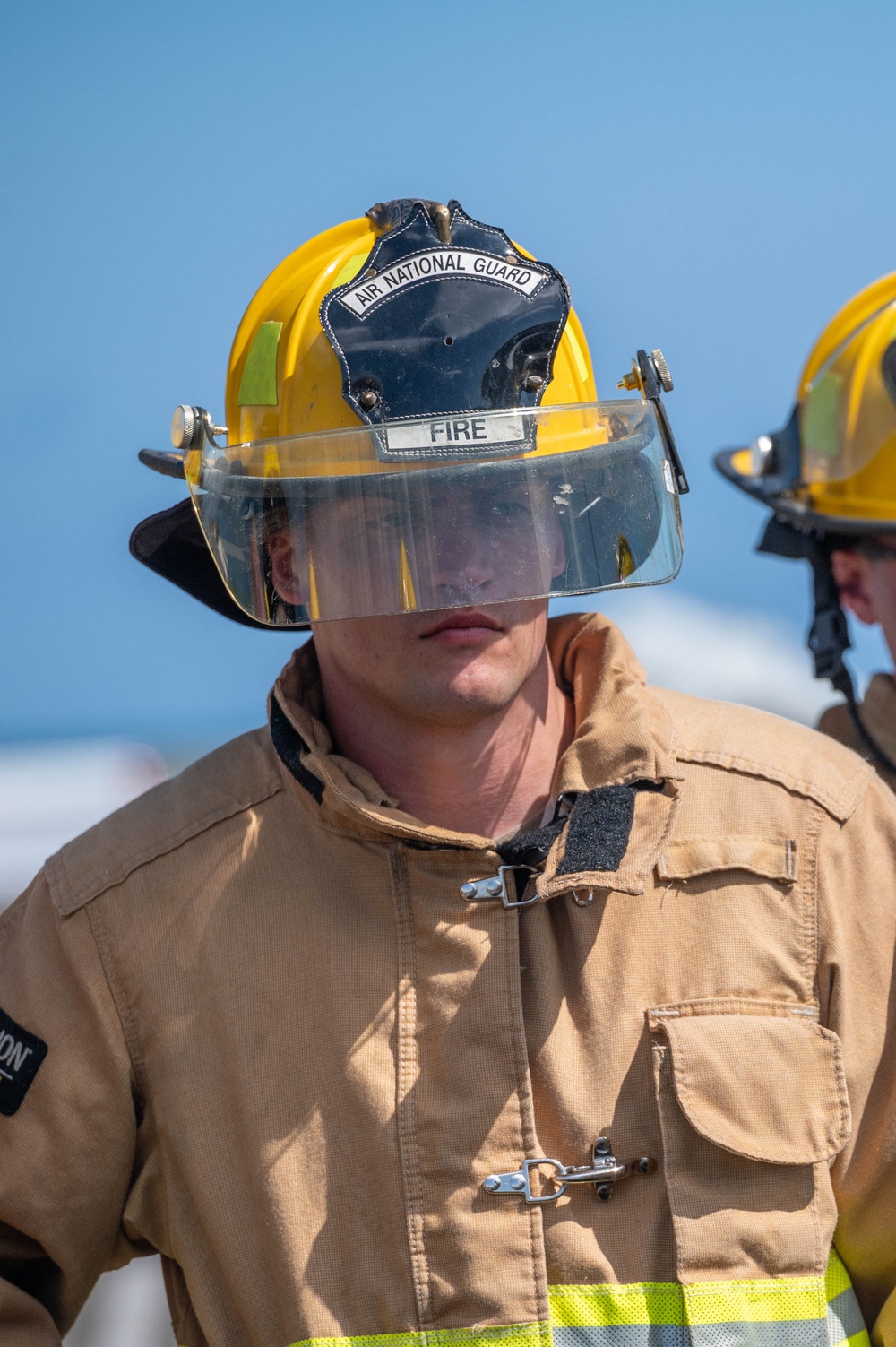 134th firefighters train with Marine firefighters in Oahu