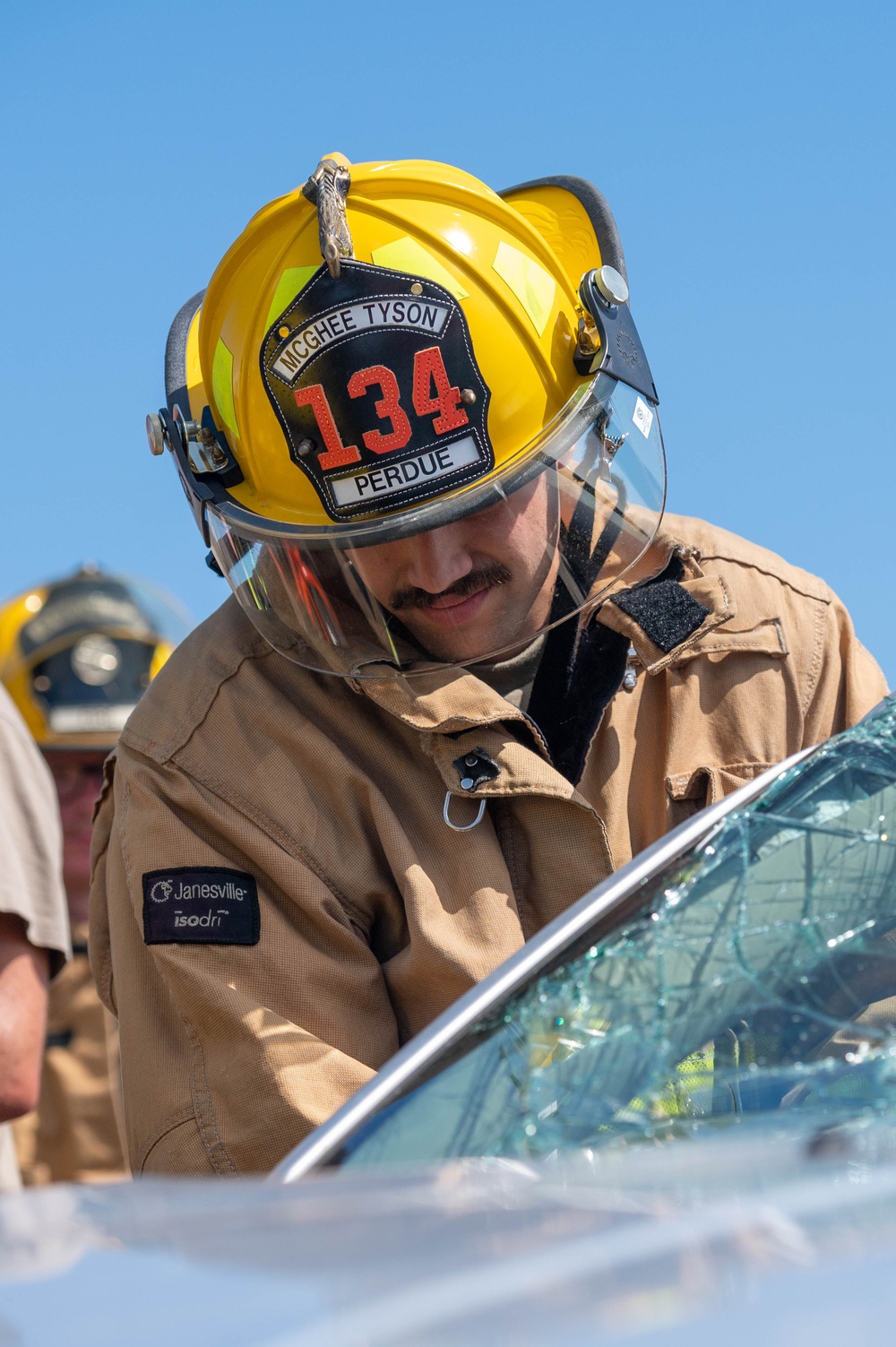 134th firefighters train with Marine firefighters in Oahu