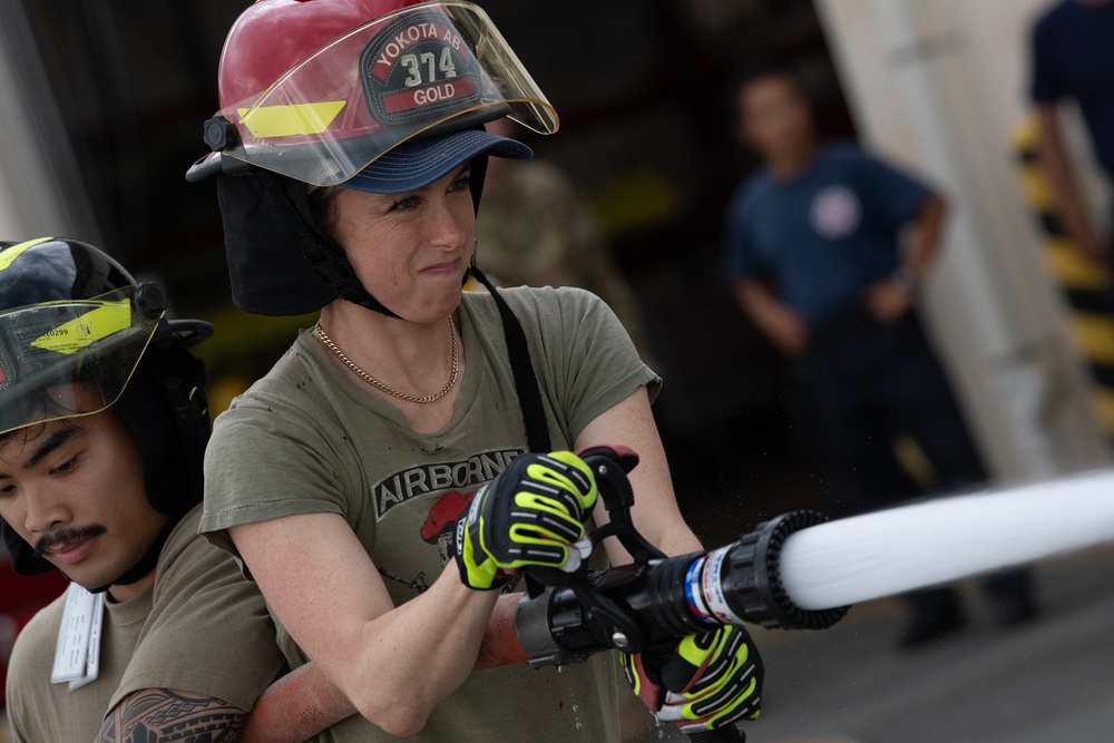 Comedian Iliza Shlesinger visits Yokota