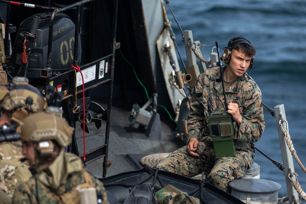 USS Roosevelt Conducts Small Boat Exercises in the Baltic Sea