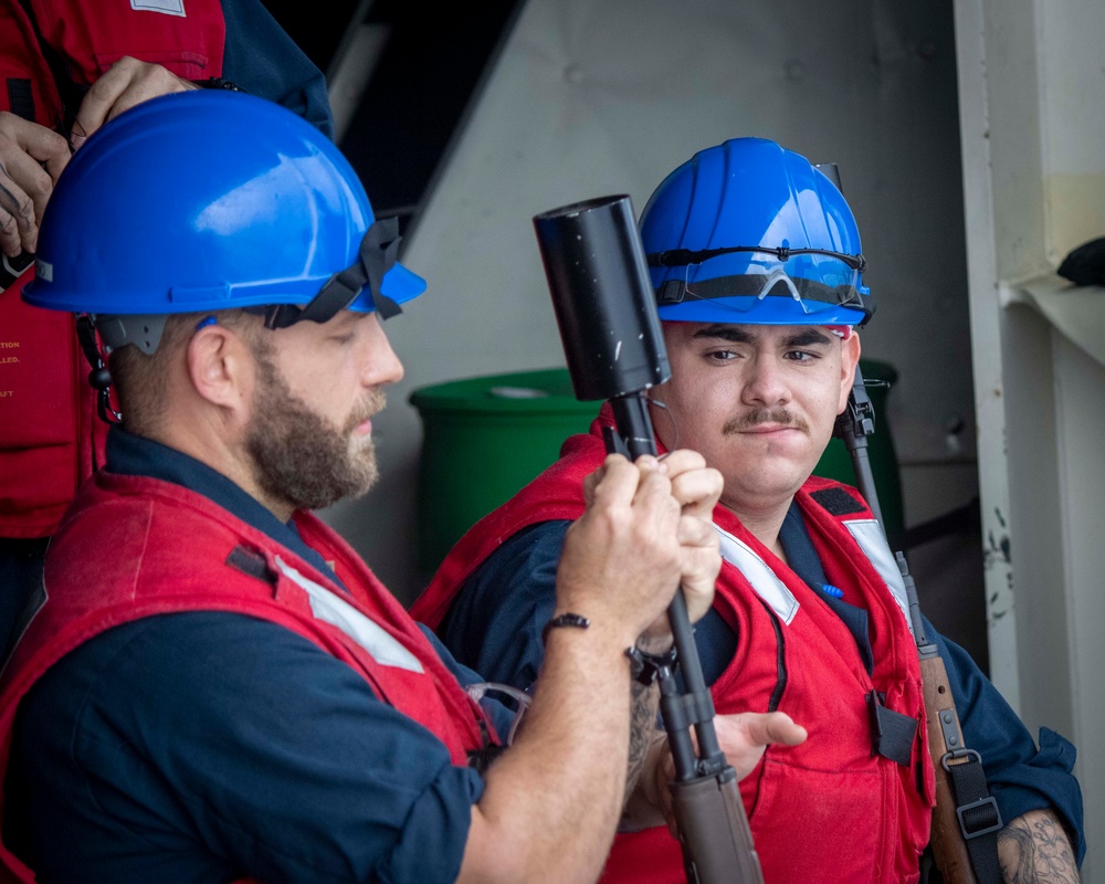 USS Miguel Keith Conducts Replenishment at Sea with USNS Yukon