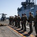 26th MEU Marines conduct weapon familiarization drills aboard USS Bataan