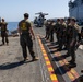 26th MEU Marines conduct weapon familiarization drills aboard USS Bataan