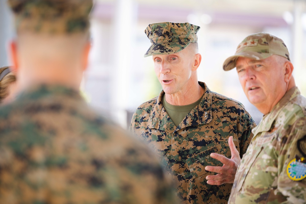 Commander of U.S. Forces Japan visits Marine Corps Air Station Iwakuni to discuss quality of life