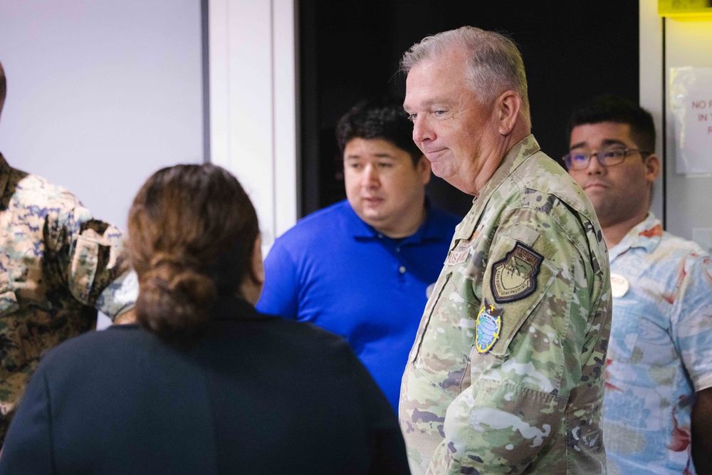 Commander of U.S. Forces Japan visits Marine Corps Air Station Iwakuni to discuss quality of life