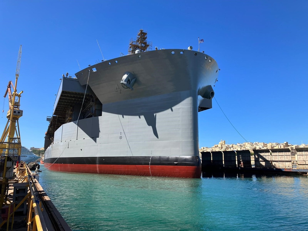 USS Hershel &quot;Woody&quot; Williams Undocks in Malta