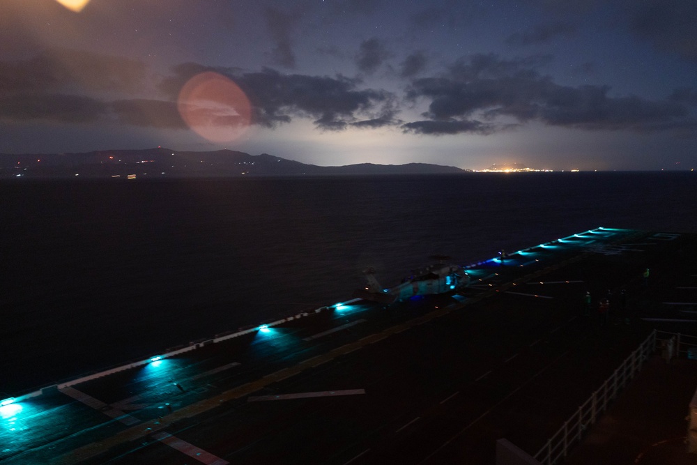 USS Bataan Transits STROG