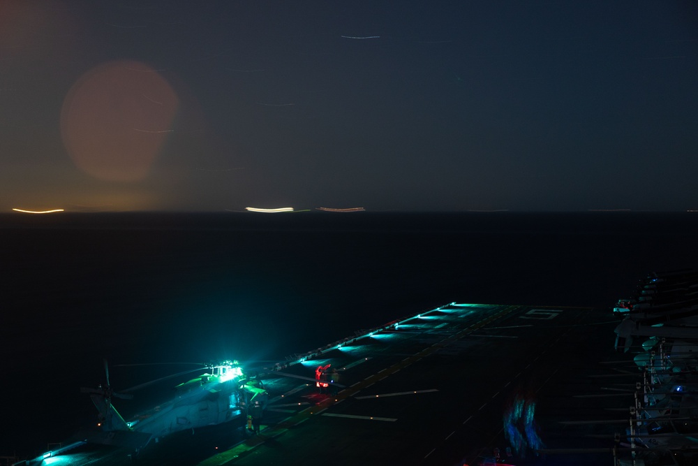 USS Bataan Transits STROG