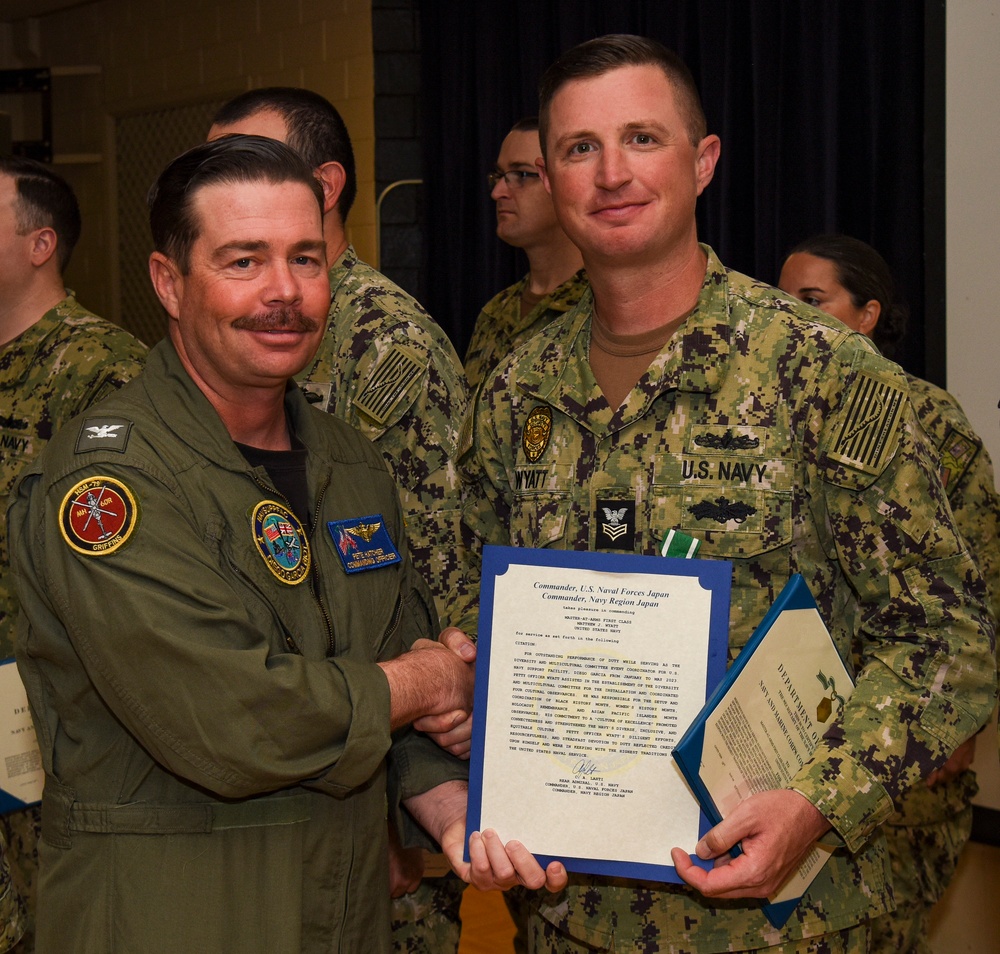 NSF Diego Garcia Awards at Quarters - July