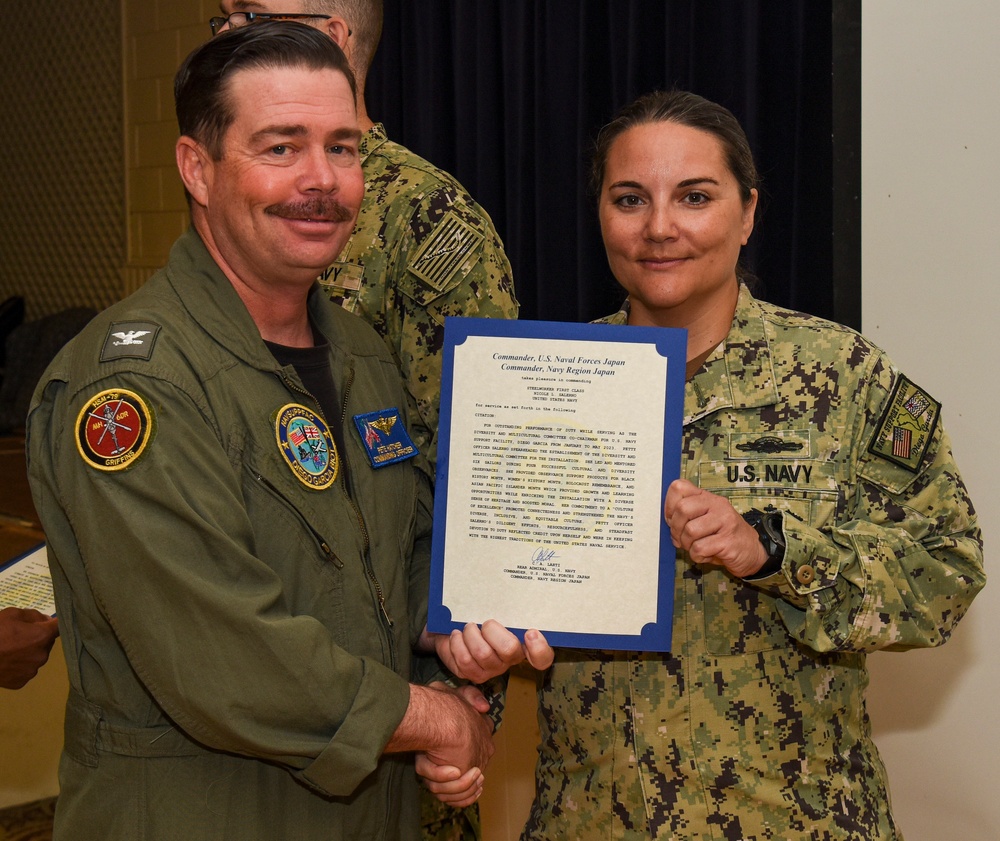 NSF Diego Garcia Awards at Quarters - July