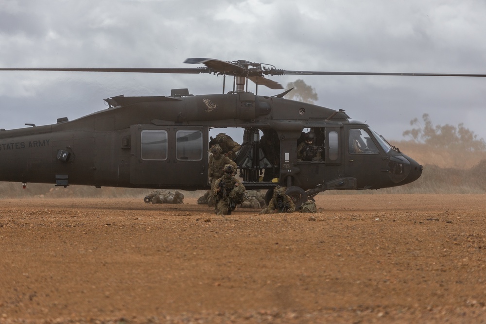 Battle Group Ram conducts air assault operation