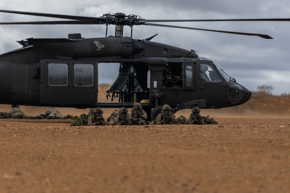 Battle Group Ram conducts air assault operation