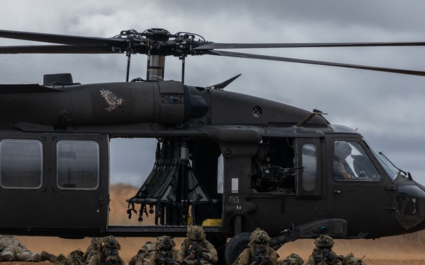 Battle Group Ram conducts air assault operation