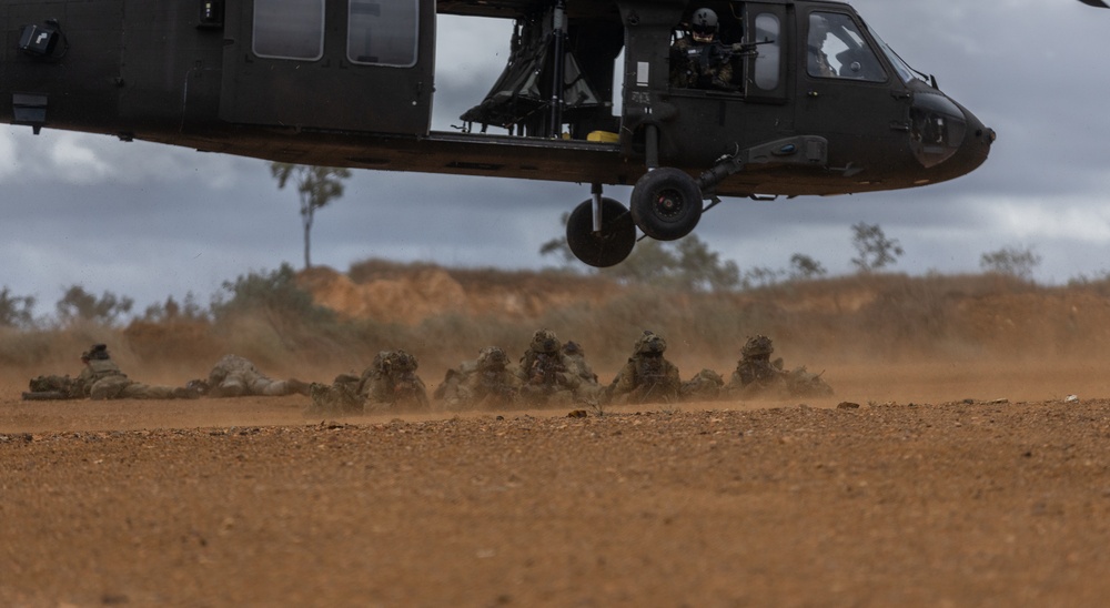 Battle Group Ram conducts air assault operation