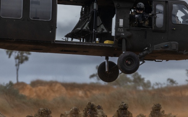 Battle Group Ram conducts air assault operation