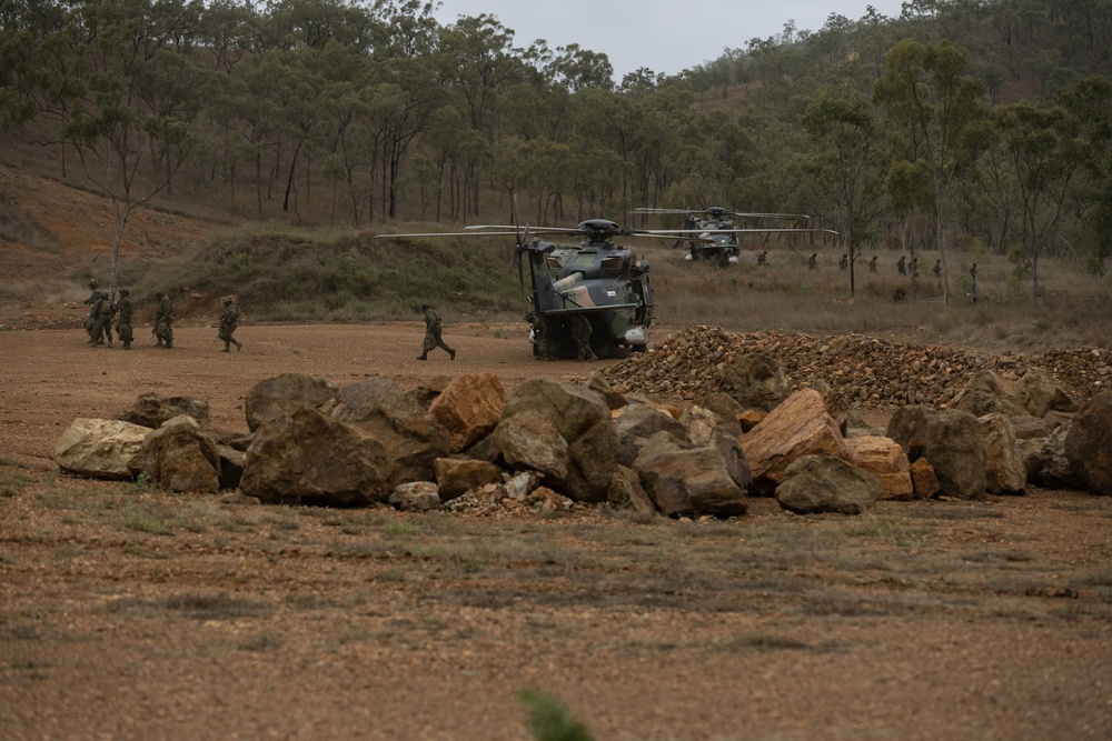 Battle Group Ram conducts air assault operation