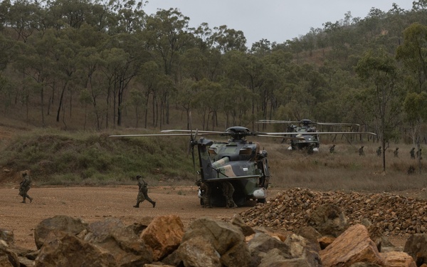 Battle Group Ram conducts air assault operation