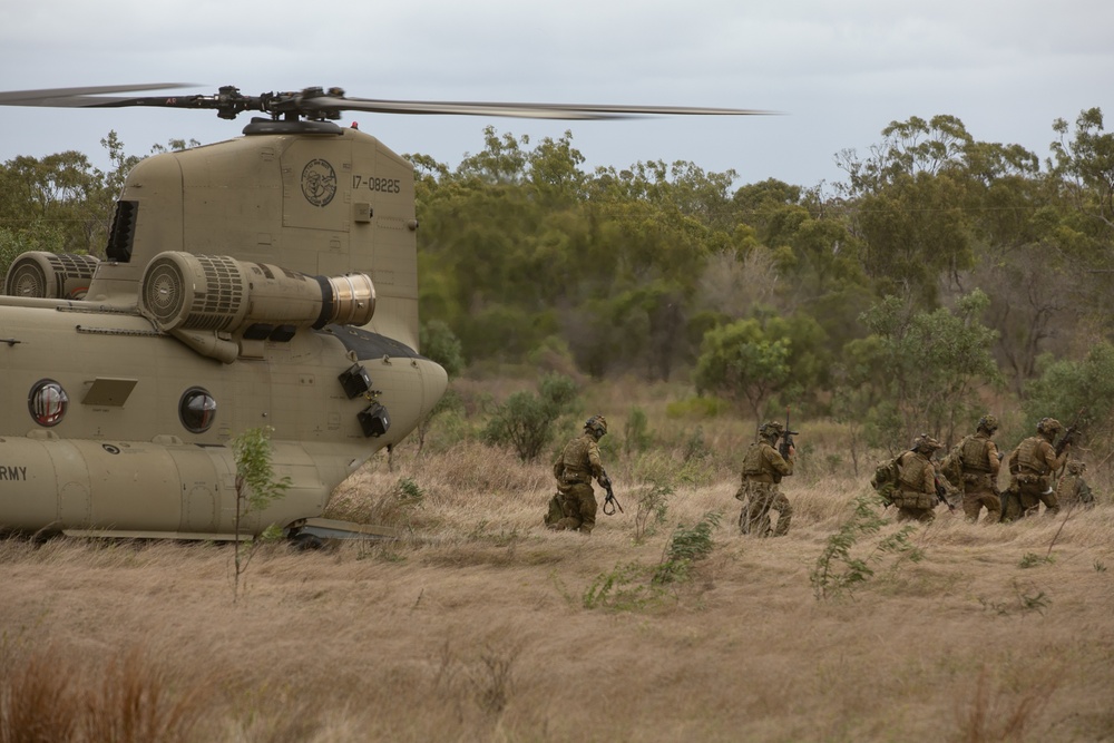 Battle Group Ram conducts air assault operation