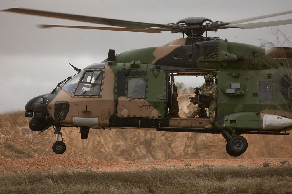 Battle Group Ram conducts air assault operation