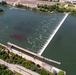 Helicopter flight over Pittsburgh District locks, dams, reservoirs