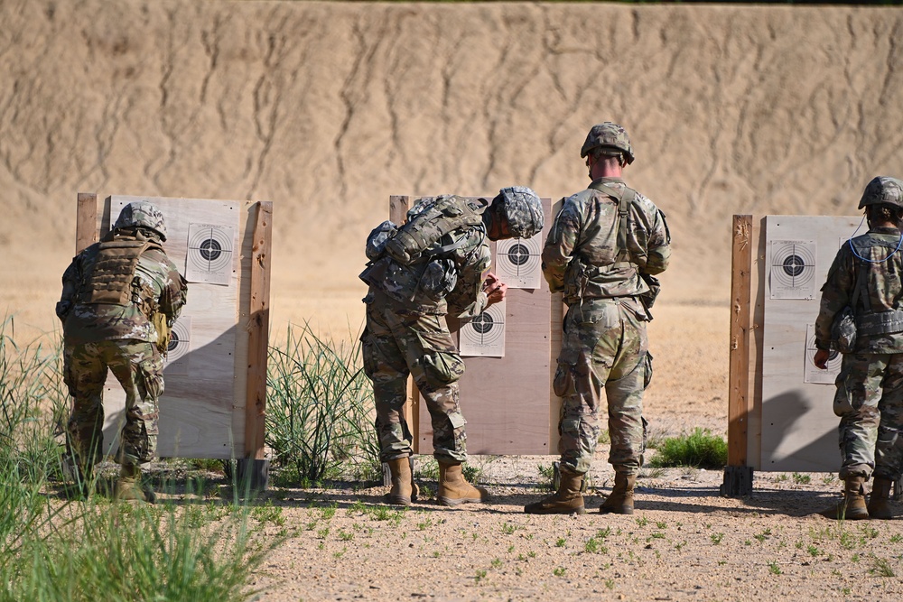 FORT DIX-US Army Reserve Warrior Exercise (WAREX) RANGE 33 ZERO AND GROUPING. JULY 26, 2023