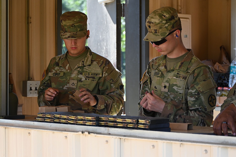 FORT DIX-US Army Reserve Warrior Exercise (WAREX) RANGE 33 ZERO AND GROUPING. JULY 26, 2023