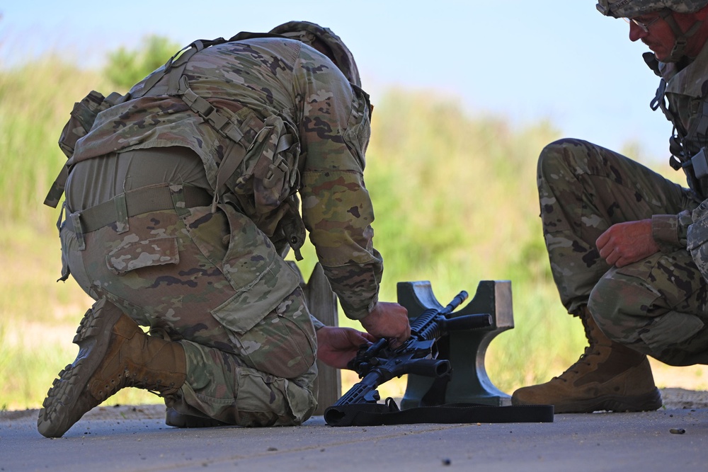 FORT DIX-US Army Reserve Warrior Exercise (WAREX) RANGE 33 ZERO AND GROUPING. JULY 26, 2023