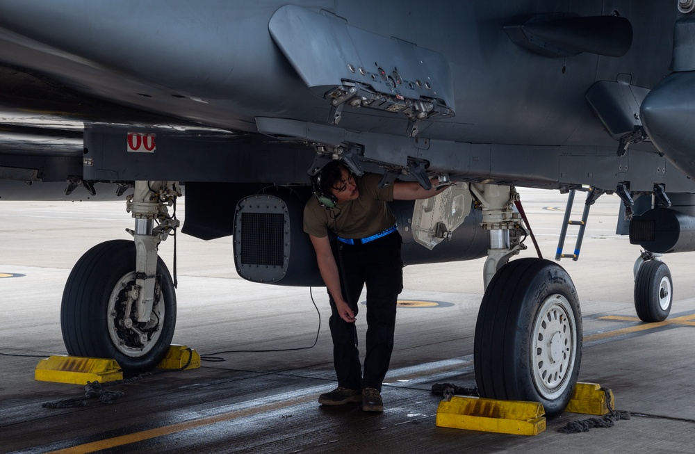 RAF Lakenheath's first F-15 to achieve 10,000 flight hours