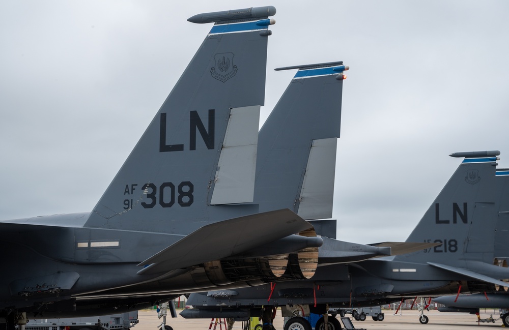 RAF Lakenheath's first F-15 to achieve 10,000 flight hours