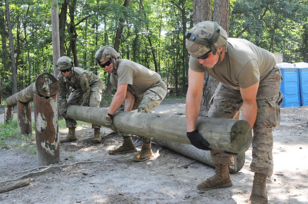 FORT DIX- US Army Reserve Warrior Exercise (WAREX) Obstacle Course Repair