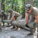 FORT DIX- US Army Reserve Warrior Exercise (WAREX) Obstacle Course Repair