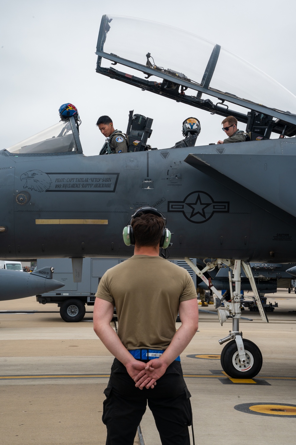 RAF Lakenheath's first F-15 to achieve 10,000 flight hours