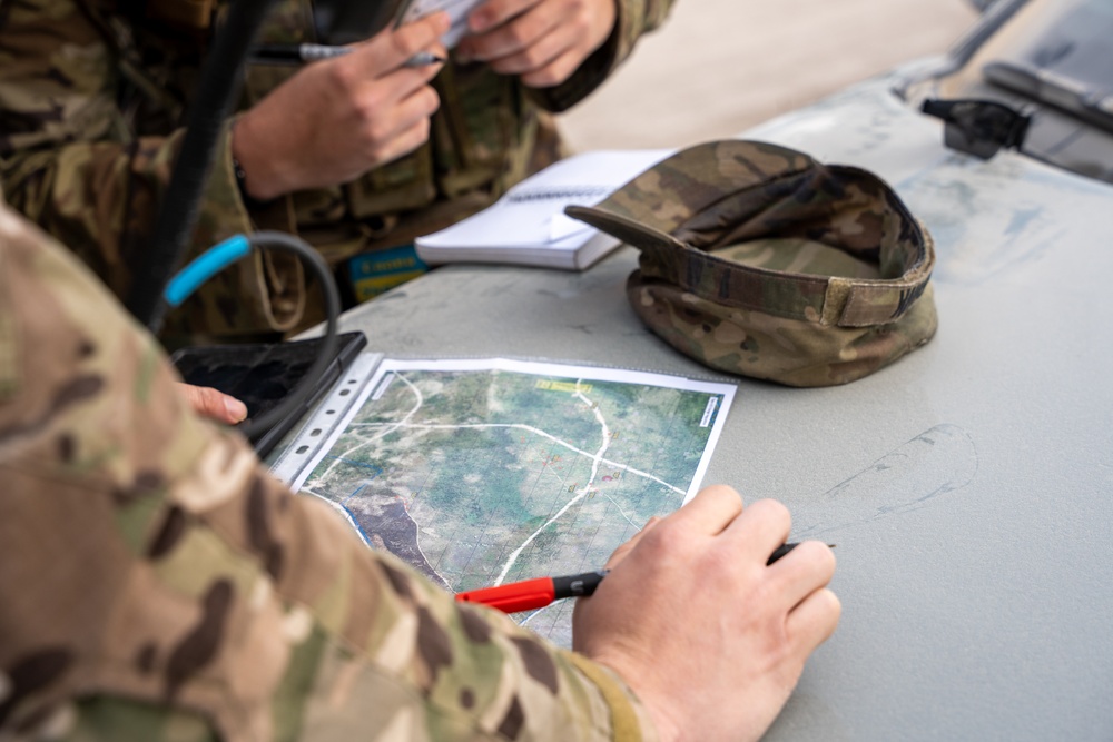 1-107 Field Artillery Det 1 Participates in SPRING STORM 23