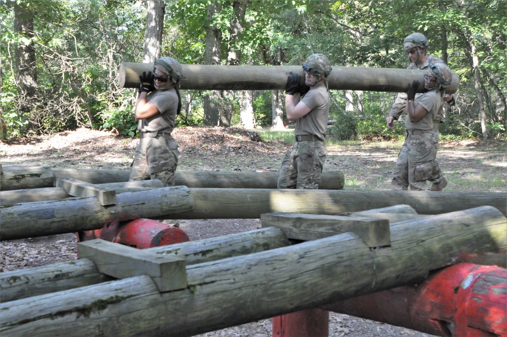 FORT DIX- US Army Reserve Warrior Exercise (WAREX) Obstacle Course Repair