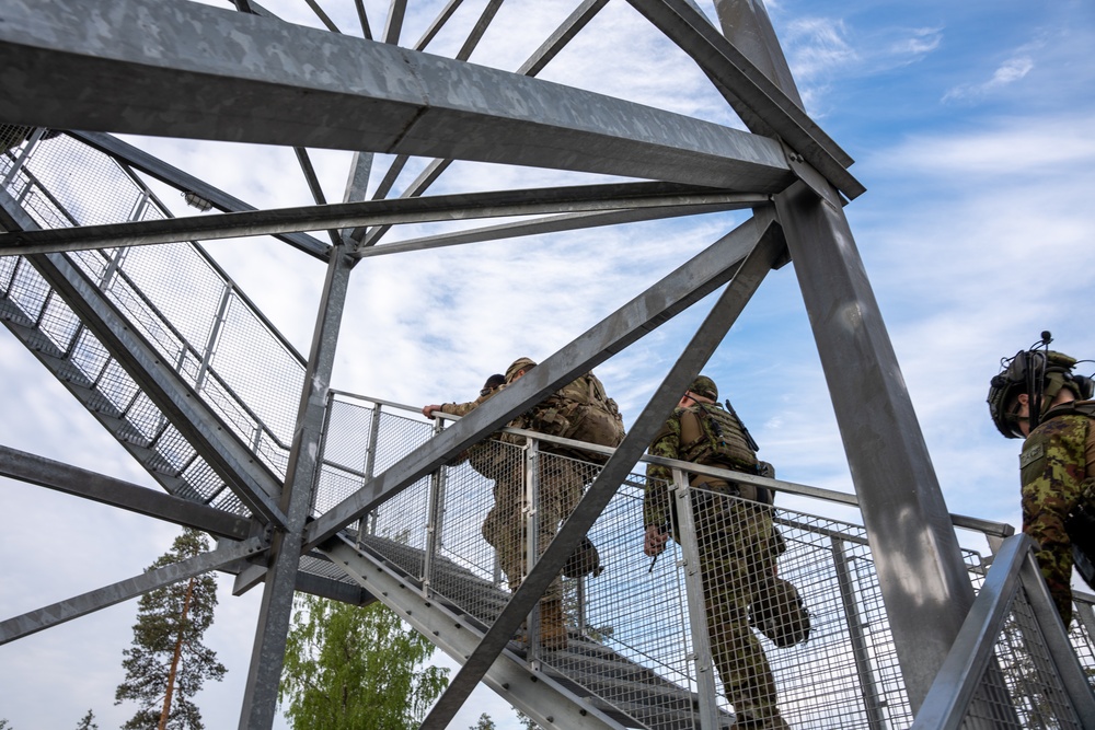 1-107 Field Artillery Det 1 Participates in SPRING STORM 23