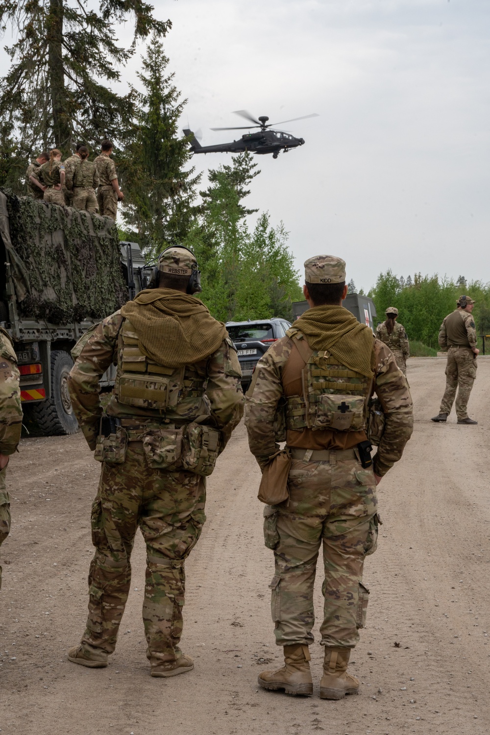 1-107 Field Artillery Det 1 Participates in SPRING STORM 23