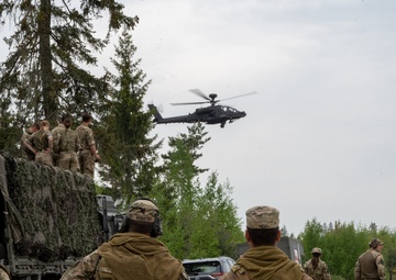 1-107 Field Artillery Det 1 Participates in SPRING STORM 23