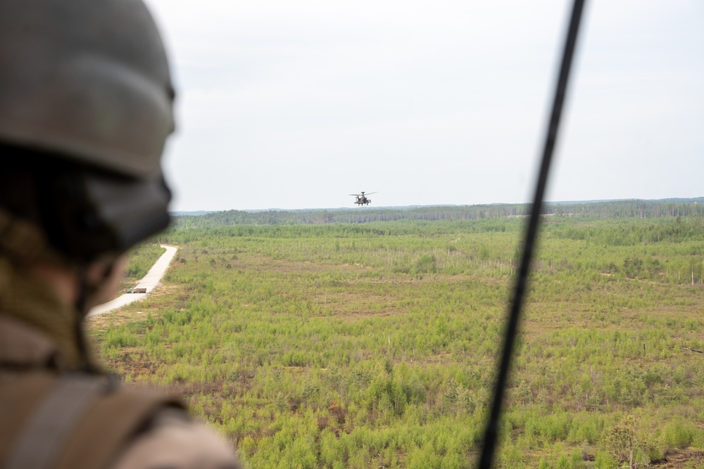 1-107 Field Artillery Det 1 Participates in SPRING STORM 23